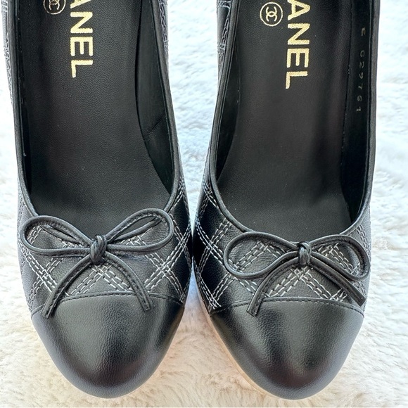 NWT!! CHANEL women high heels shoes size 36EU Authentic Retail 975$ - Picture 4 of 8